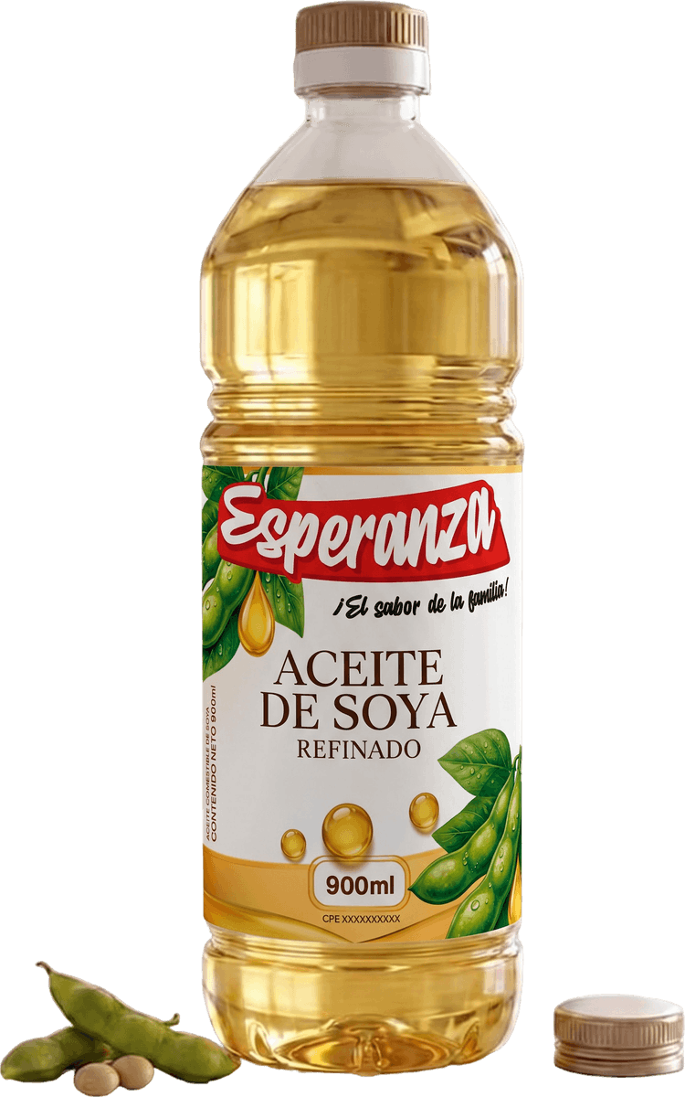 Empaque de Aceite de Soya Refinado 900 ml
